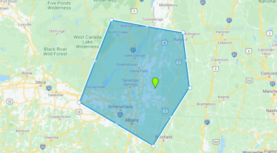 Mitsubishi Heat Pumps | Capital Region NY & Vermont | Superior Co-Op HVAC 8 Map of Superior Co-Op HVAC service area in Upstate NY and Vermont