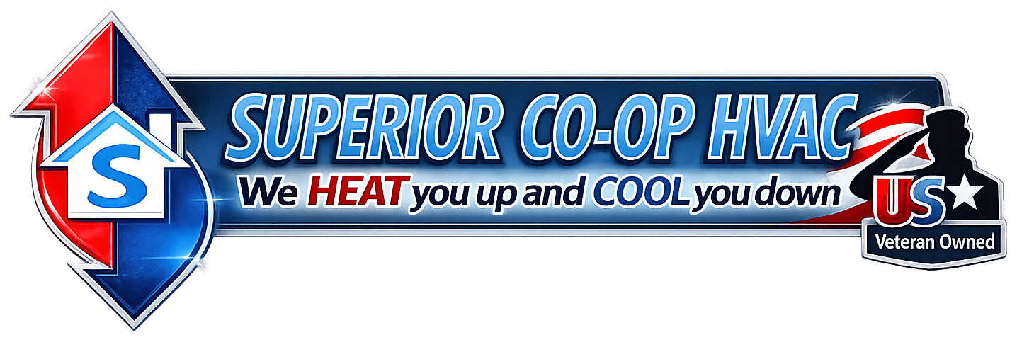 Mitsubishi Heat Pumps | Capital Region NY & Vermont | Superior Co-Op HVAC 1 Superior CO-OP HVAC Logo